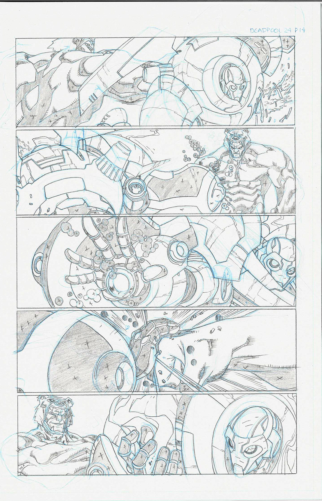 Deadpool #24, Page 14 – Original Art