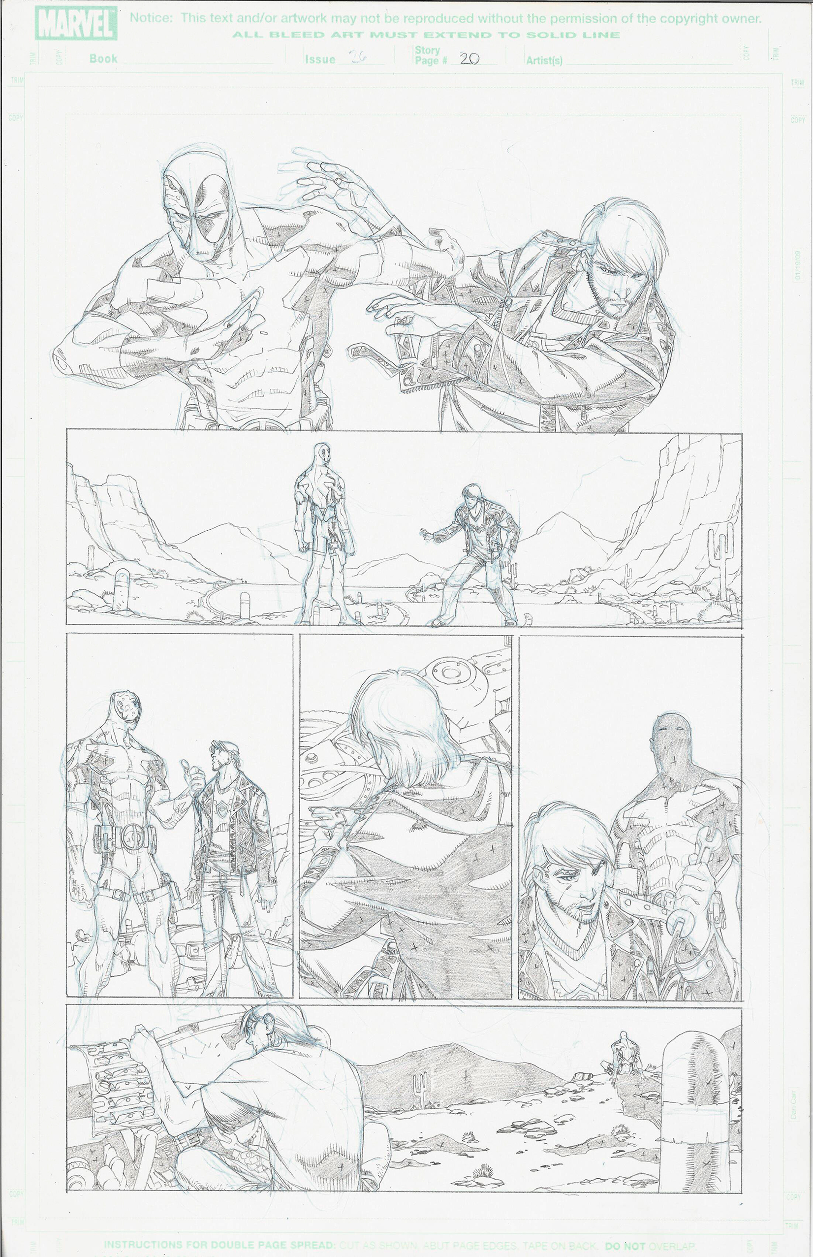 Deadpool #26, Page 20 – Original Art
