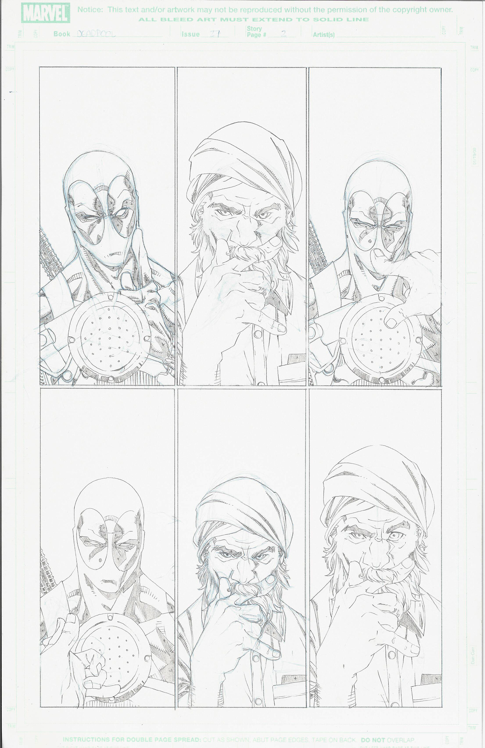 Deadpool #27, Page 2 – Original Art