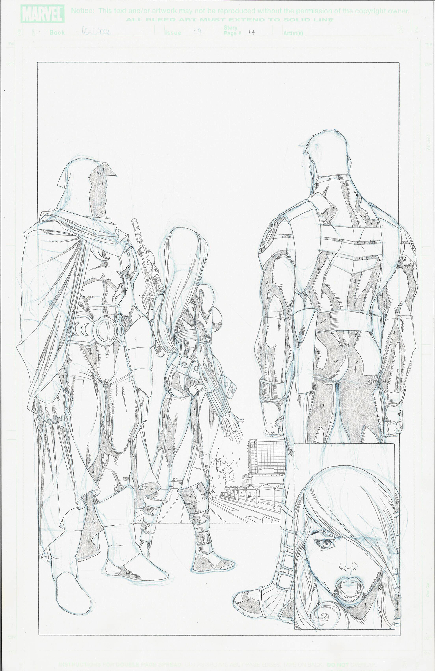 Deadpool #29, Page 17 – Original Art