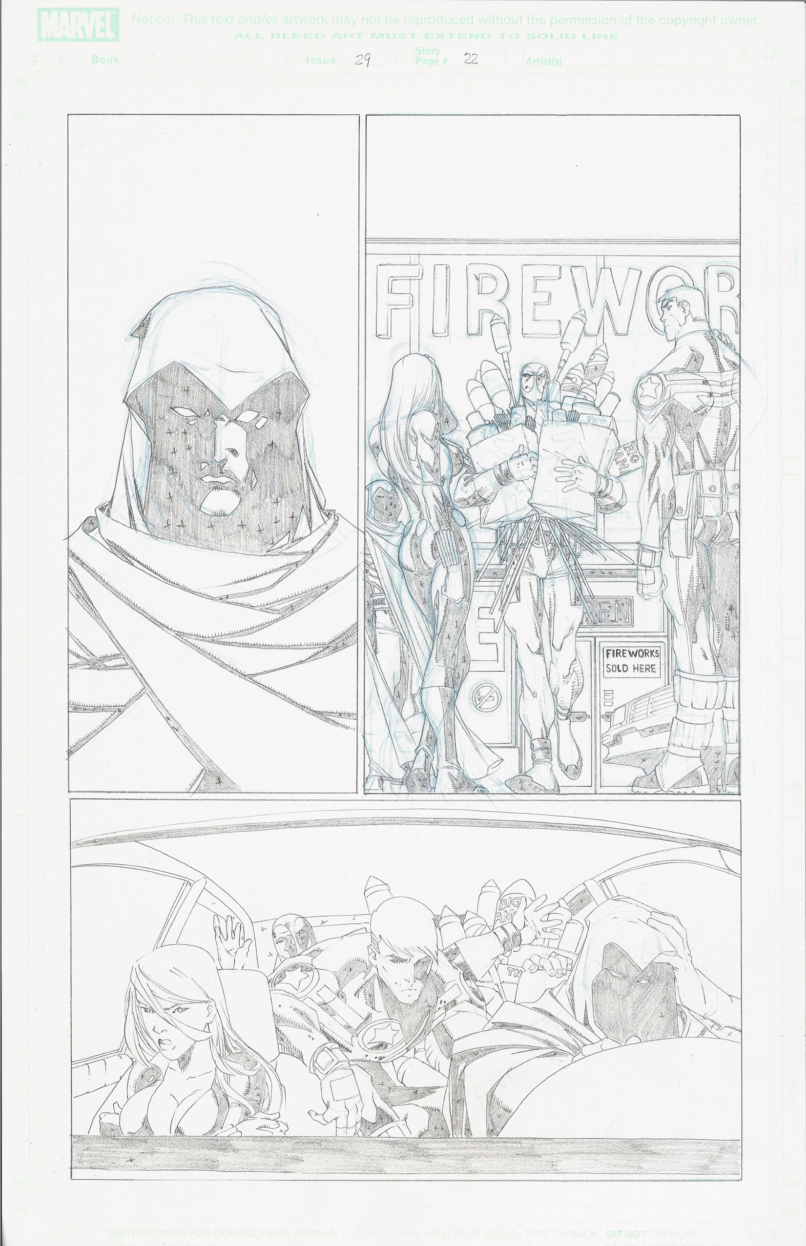 Deadpool #29, Page 22 – Original Art