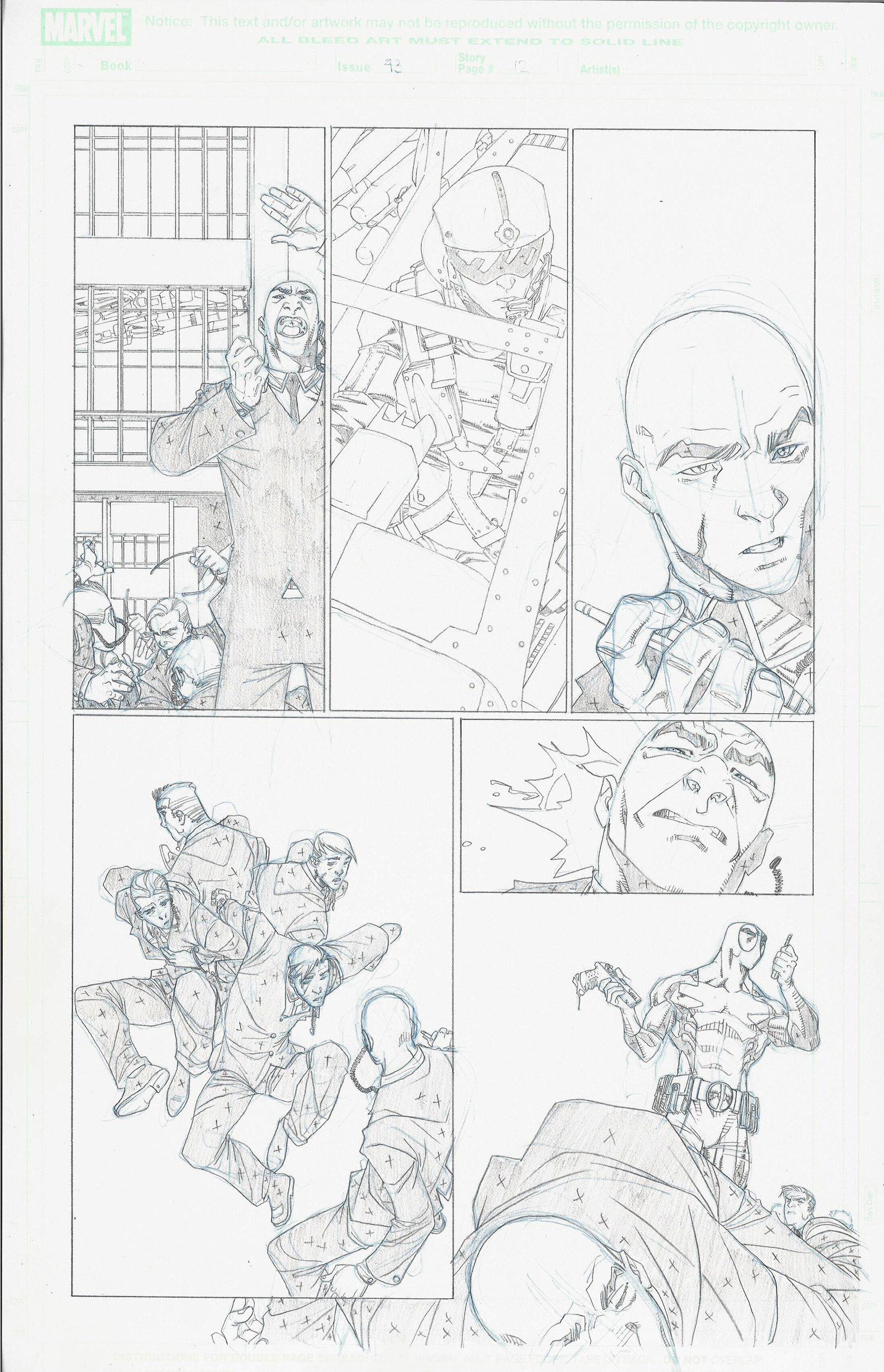 Deadpool #43, Page 12 – Original Art