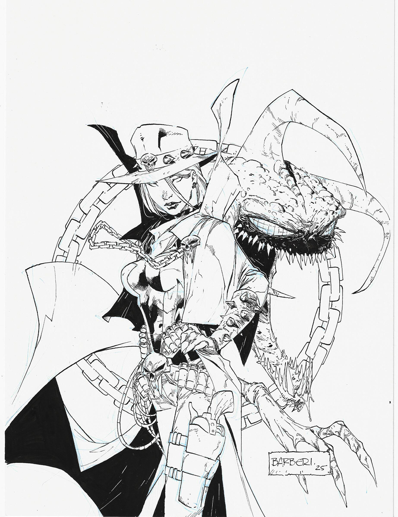 Gunslinger Girl – Original Sketch