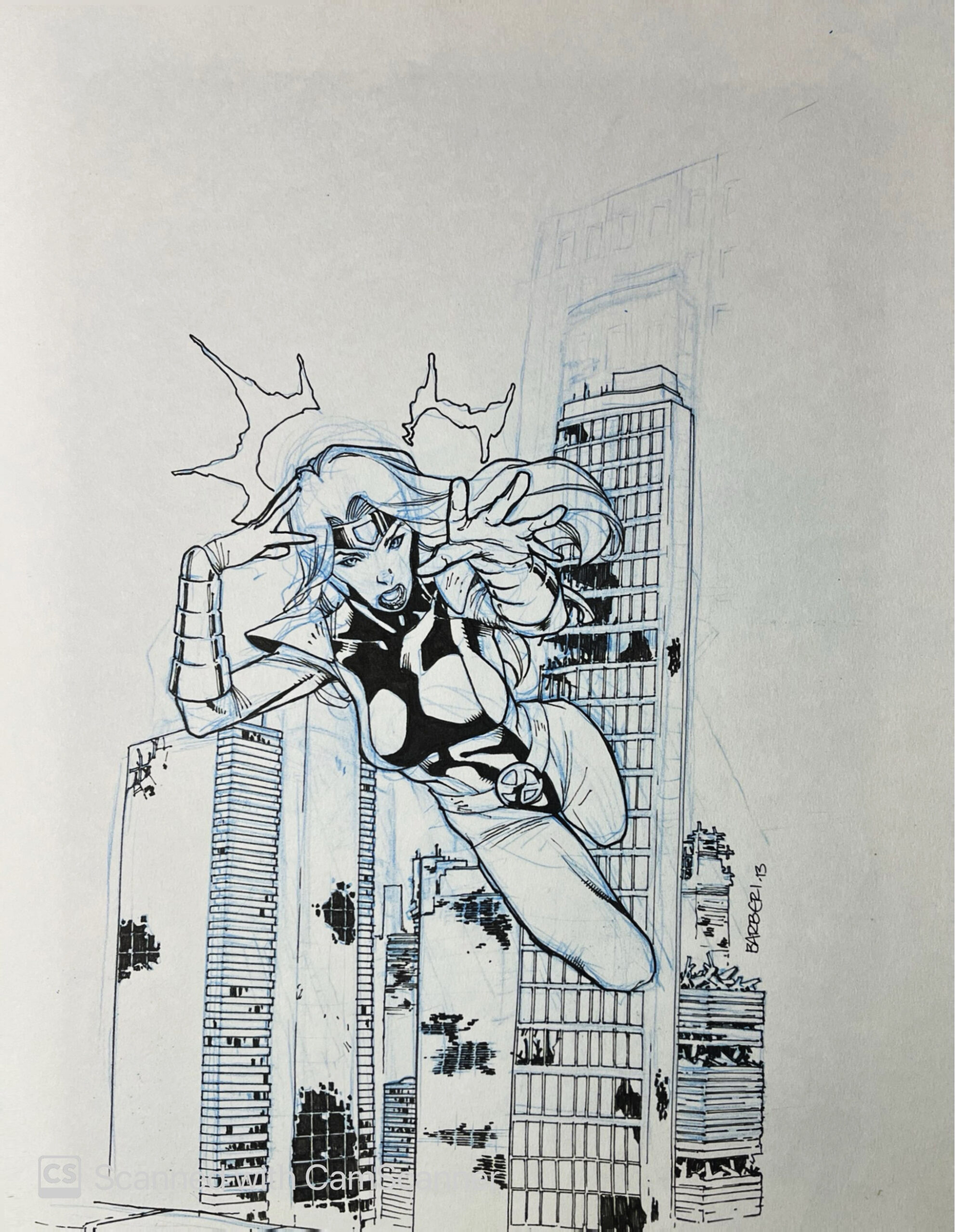 Jean Grey (Flight) – 2013 Marvel Card Art