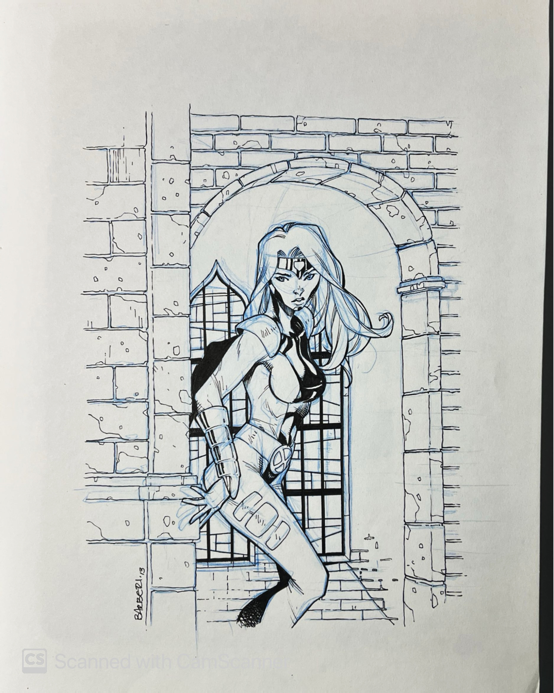 Jean Grey (Hide) – 2013 Marvel Card Art